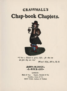 1883 Crawhall's Chap-Book Chaplets title page