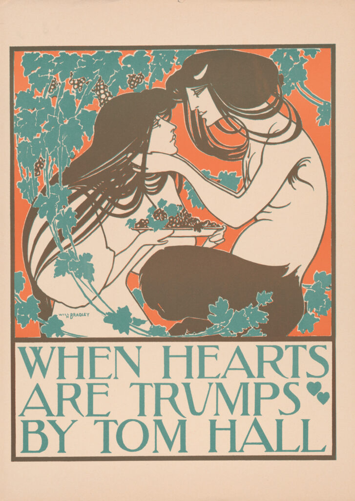 When Hearts Are Trumps poster, 1894