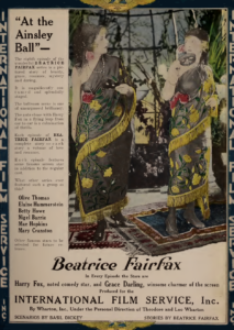 Beatrice Fairfax At the Ainslee Ball