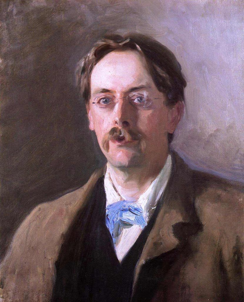 Edmund Gosse, painting by John Singer Sargent