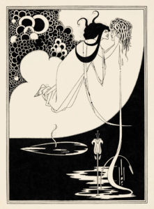 ‘The Climax’ from Oscar Wilde’s Salomé, illustrated by Aubrey Beardsley, 1894 version.